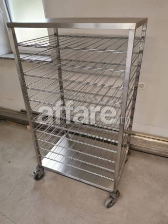 CHARIOT EN INOX USAGE PROFESSIONNEL 