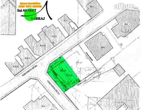 Terrain [#362m² = #Deux Façades] Prés de Carrefour Market 