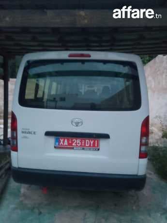 toyota hiace pour fcr ou payement douaine