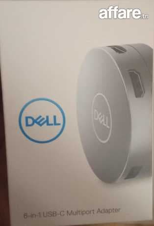 adaptateur multiport USB-C Dell 6-en-1.