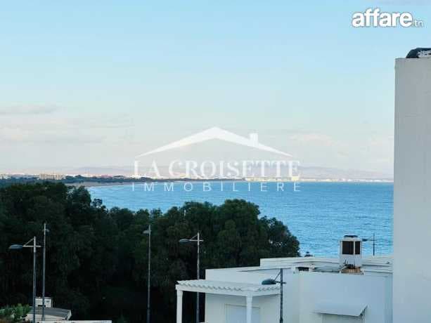 Appartement S+2 vue sur mer à Gammarth ZAL1408