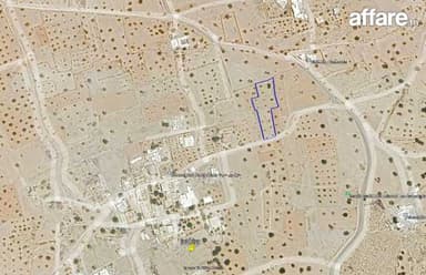 Terrain 2260 m2 à Menzel BEN HAMMOUDA- Jaabira - Djerba