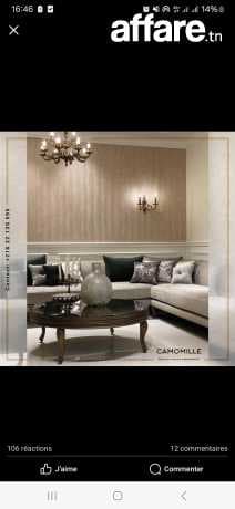 A vendre Table de salon ronde (Camomille Concept) 