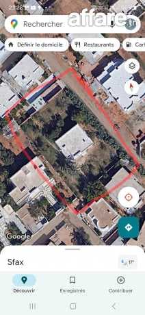 Maison sur grand terrain route el ain km7