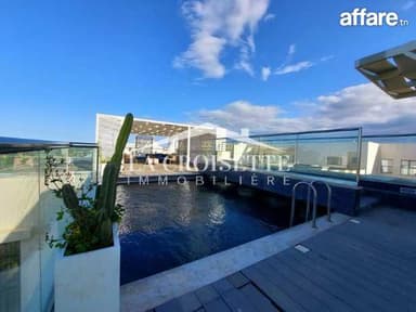 Penthouse S+4 avec terrasse et piscine à Gammarth ZPV0002