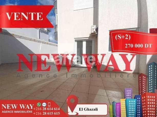 (S+2) à Bouhsina avec Place de Parking au sous Sol