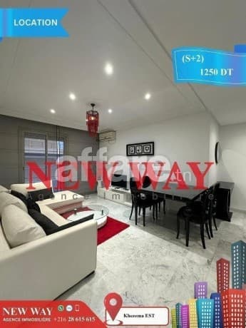 S+2 Meublé à khezema EST