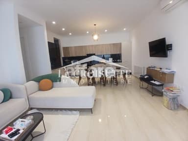 Appartement meublé s2 avec terrasse à La Marsa mal2190