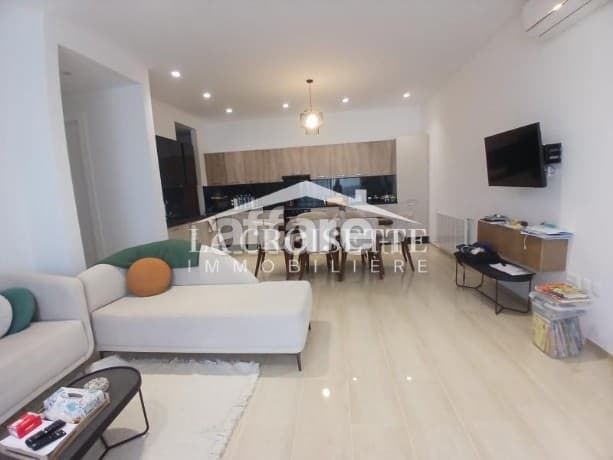 Appartement meublé s2 avec terrasse à La Marsa mal2190