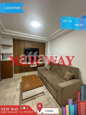 S+1 Meublé à Corniche prés de la Mer