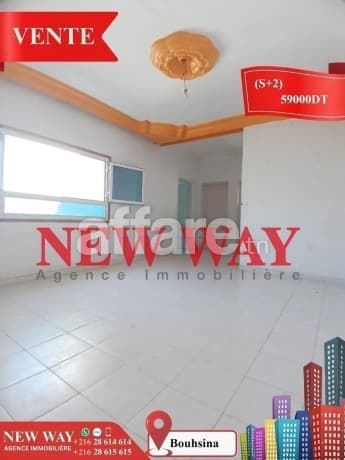 Appartement S+2 à Bouhsina