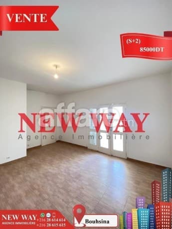 Appartement S+2 à Bouhsina