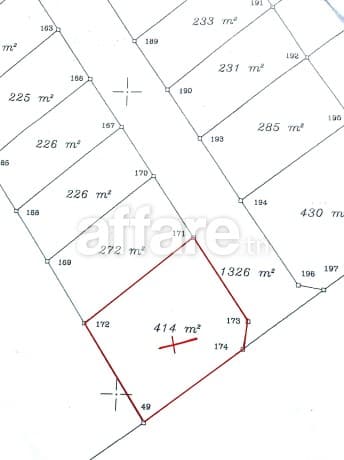 Terrain [#414m²] dans Une #Lotissement #Privé #Hergla 