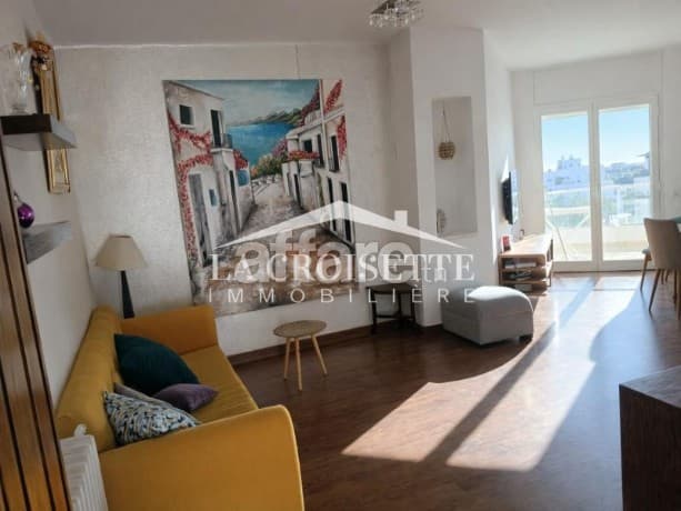 Etage de villa s3 meublé avec jardin à La Marsa MEL0454