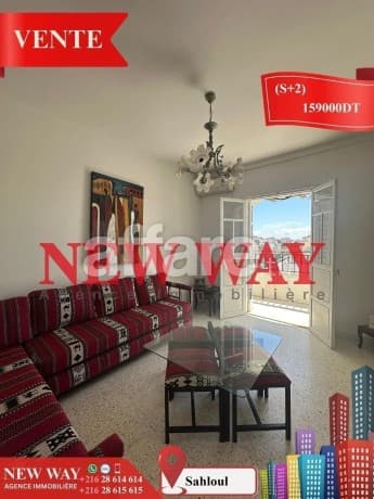 S+2 à Sahloul Proche de toutes Commodités