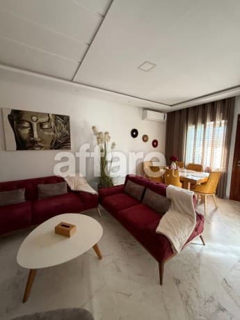 Salon Chesterfield Nubuck Tissu anti-tache Très bon état