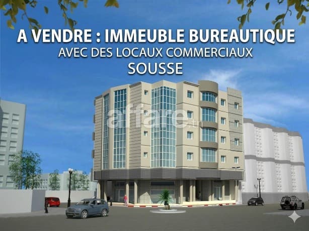 A vendre Immeuble R+5 bureaux avec des local commerciale 
