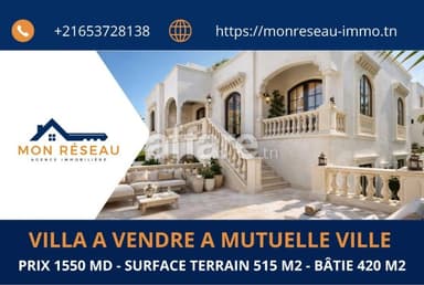 📍 MUTUELLE VILLE : VILLA SUR DEUX NIVEAUX S+8 AVEC POTENTIE