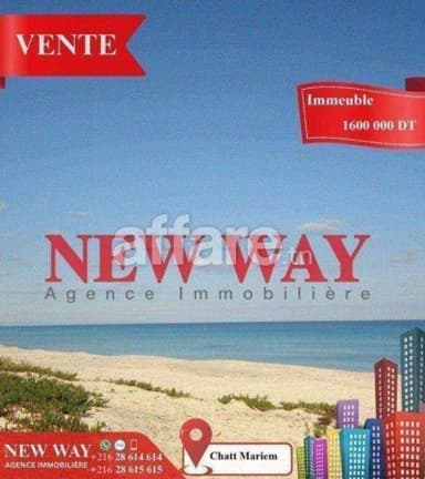 Résidence de 7 Appartements à Chatt Mariem prés de la Mer