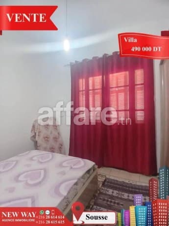 Villa de Plain Pied à Sousse Proche de toutes Commodités