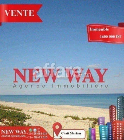 Résidence de 7 Appartements à Chatt Mariem prés de la Mer