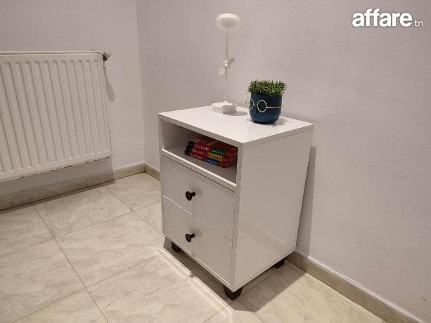 Table de Nuit ROMEO à 2 Tiroirs