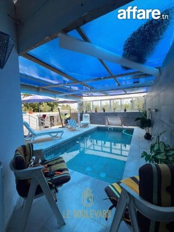 A Louer Villa S+6 Avec Piscine à Sidi Mahersi, Nabeul 