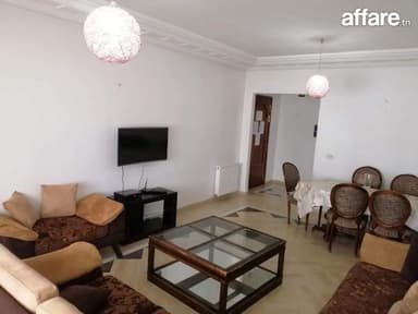 location appartement par jour trois chambres salon Tunis