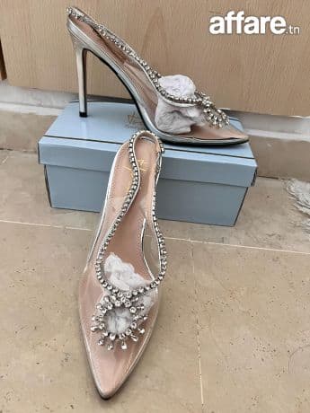 Robe et chaussures de fiançailles