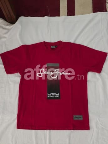 T-shirt Taille L Col V