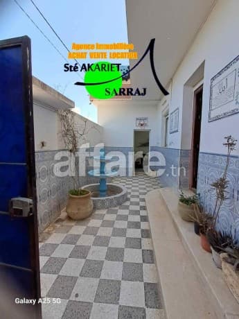 A VENDRE Maison R+1 Hammem Sousse Ghrabi