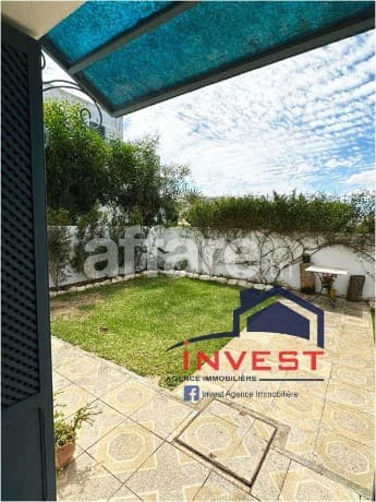 Appartement S3 meublé avec jardin à Gammarth