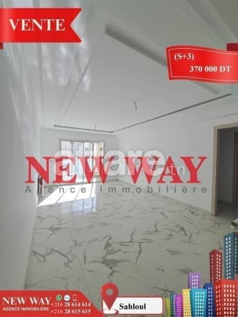 Appartement S+3 à Sahloul 4