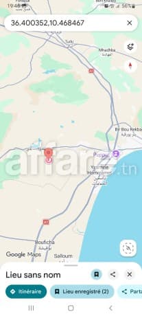 Terrain idéal pour investisseurs et promoteurs à Hammamet
