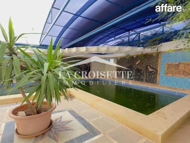 Villa s5 meublé avec piscine aux Jardin de L'aouina  ZAL1651