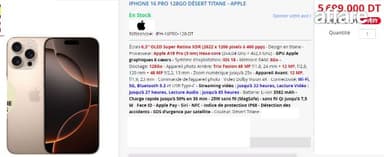 IPHONE 16 pro 128