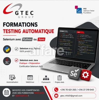 Formation Test Automatique - Selenium avec Python ou Java