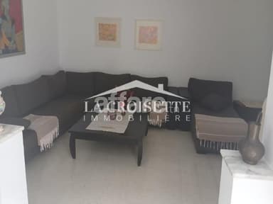 Rez-de-chaussée de villa S+2 meublé à La Marsa MRCL0354
