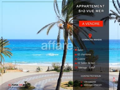Appartement s+2 à vendre