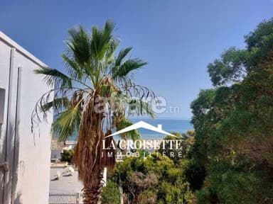 Rez-de-chaussée de villa s3 vue sur mer à La Marsa ZAL1151
