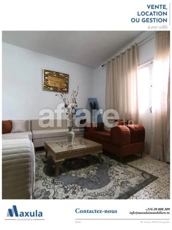 À VENDRE APPARTEMENT S+2 SANS VIS-À-VIS À RADES SNIT