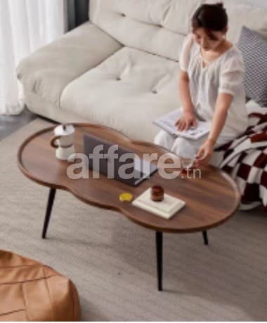 Table basse en forme de nuage