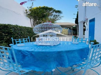 Rez de chaussée s2 meublé à Sidi Bou Said ZRCL0324