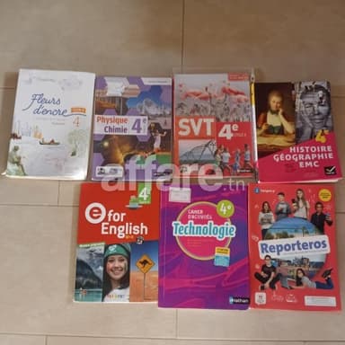 Vente livres 4eme système français