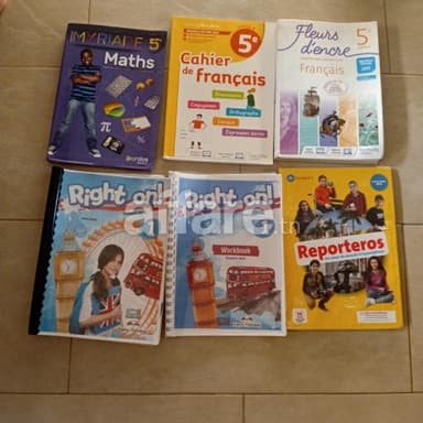 Vente livres 5ème