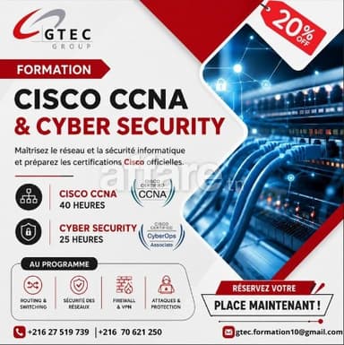 Formations CISCO CCNA Cyber Sécurité