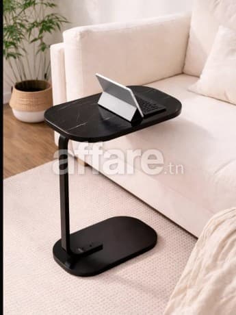Mini table D appoint effet marbre