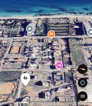 A vendre des terrain à chatt mariem vue dégagée