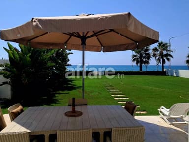 Maamoura Plage loue villa pieds dans l eau S+4