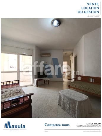 À LOUER APPARTEMENT S+3 MEUBLÉ À RADES CITÉ OLYMPIQUE